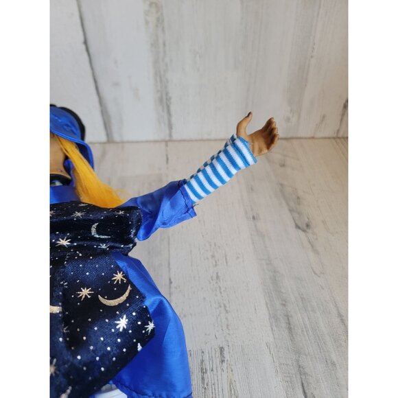Animated Blue Moon scary witch Halloween pop Decor light up - Picture 9 of 9